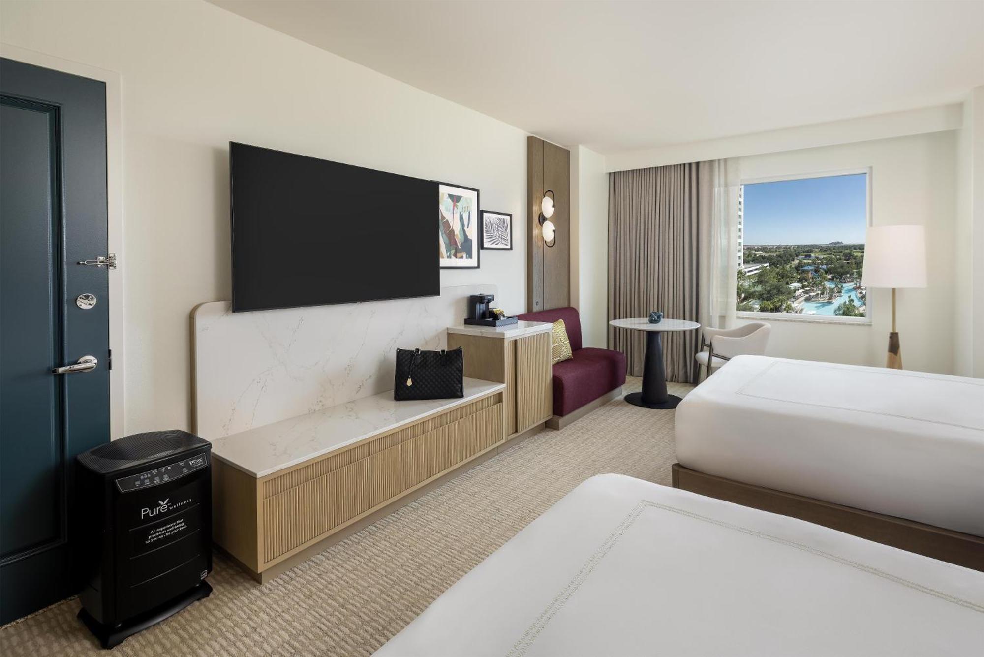 Quarto Queen com Vista Piscina - Anti-alérgico
