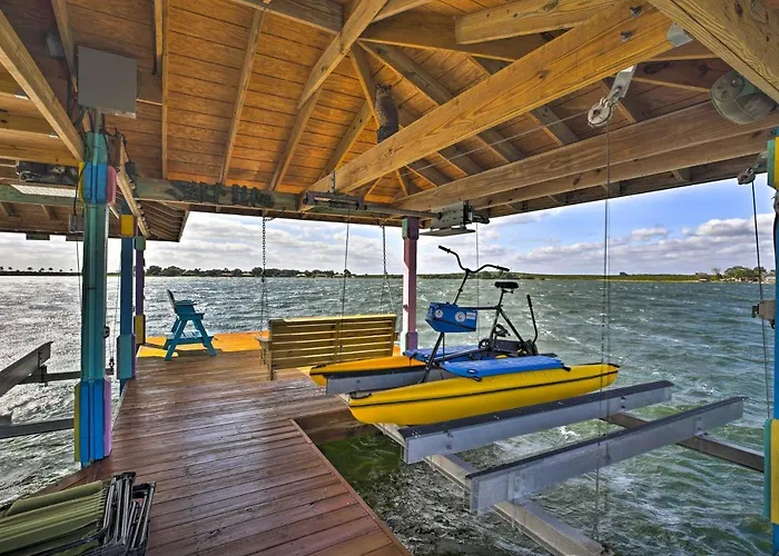 Waterfront Lake Placid Home W/ Dock & Fire Pit
