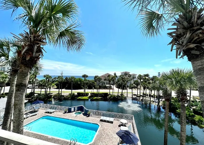 Sea La Vie At Gulf Place In Santa Rosa Beach With Gulf Views This Condo Is Located In The Cabanas Building #308, Access To 4 Pools W Spas, Tennis Court & Private Beach Access, 2 Beach Chairs & Pool Towels, Sleeps 4, Onsite Restaurants & Shopping For