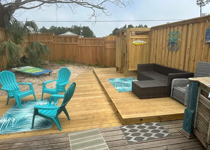 Destin-Y 30A Beach Retreat Self Checkin - Huge Private Backyard Deck With Outdoor Shower