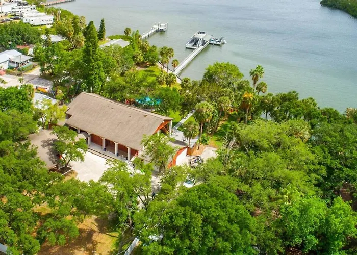 Huge Waterfront Mini-Resort With Gym, Dock And Pool