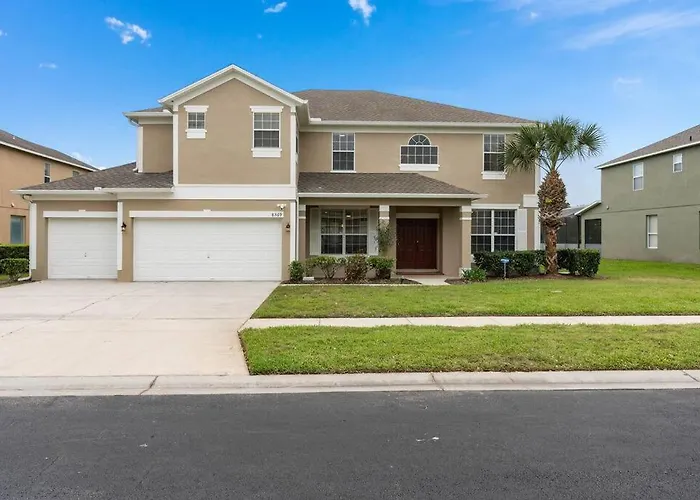 Lakeview W/8 Bedroom 5 Kingsuite 3 Miles To Disney