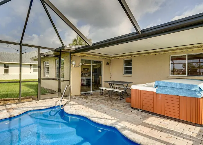Canal-Front Retreat W/ Heated Pool & Hot Tub!