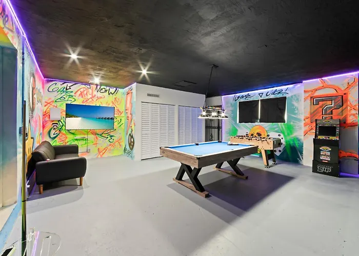 Prime Spot - Minutes Hard Rock Stadium, Pool, Bbq, Mini Golf L63