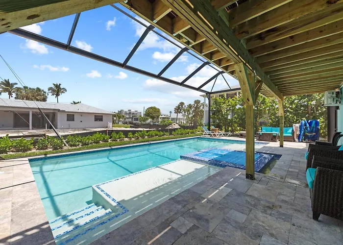 Heated Pool Home Steps To The Beach