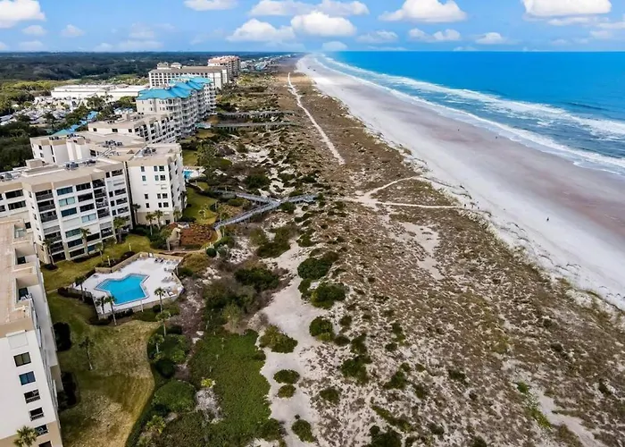 Amelia Surf And Racquet Club Condo - Oceanfront - Pools - Tennis Courts - Sleeps 4