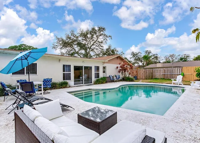 Villa Lux With Pool In Palm Harbor