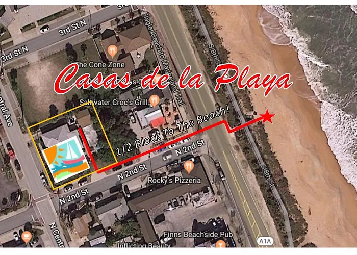 Las Palmas Cottage At Casas De La Playa - Central In The Heart Of Downtown And Steps To The Beach!