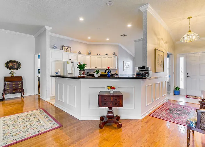 Walk To Golf & Pool: Pet-Friendly Villages Home
