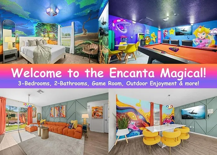Brand New Theme House W Game Room - Encanta Magical