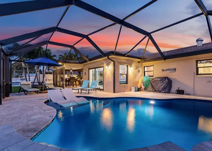 Vacationsunwind Delray Home! Water Front Pool Dock Near Beach