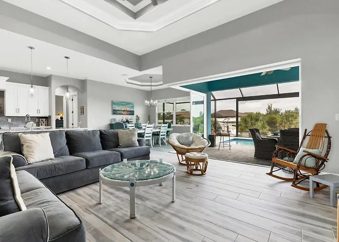 South Gulf Cove 3 Bedroom Canal Pool Home