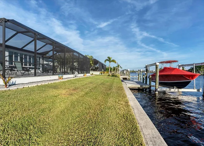 South Gulf Cove 2 Bedroom Canal Pool Home