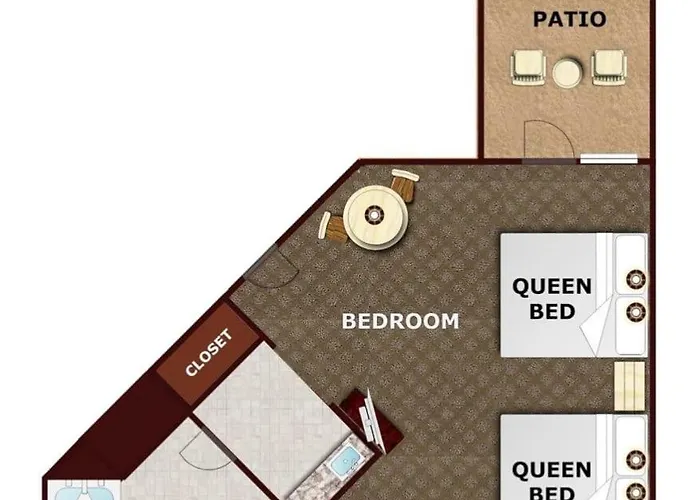 Disney'S Key West Resort Studio Room Sleeps 4