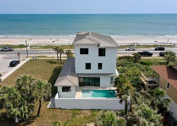 Flagler Beach Oceanfront Luxury | 5Br, Dog-Friendly, Sleeps 12