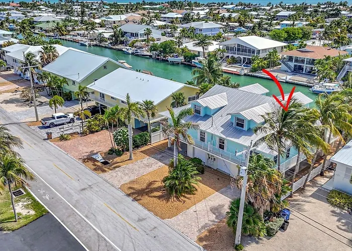 Sunny Waterfront Key Colony 3Br 3Ba Villa W Dock