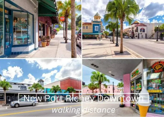 1 Block To Downtown - 7 Min To Beach - King Bed & Free Parking