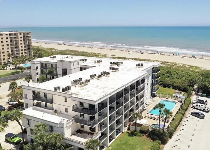 Beachfront Space Coast Gem With Heated Pool, Sleeps 4