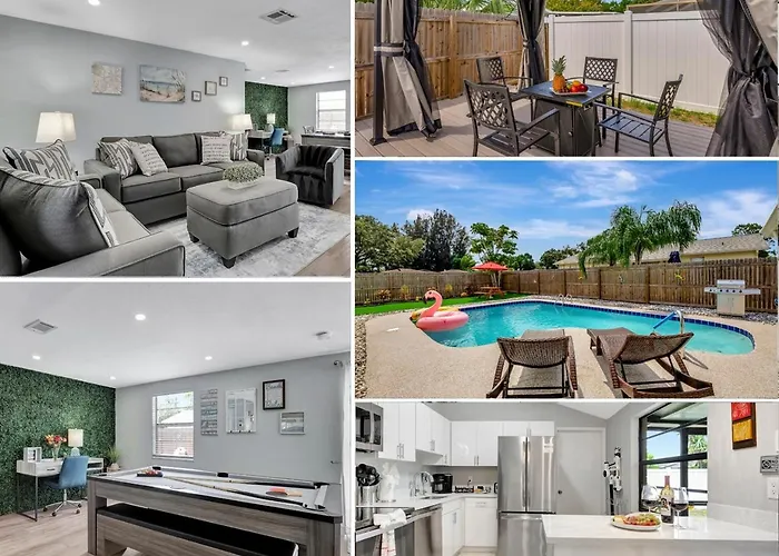3Br Oasis Sleeps 10 Heated Pool Ping Pong!
