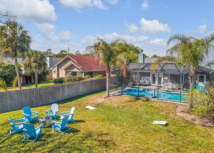 Twin Palms Beach House - Salt Poolspa! Game Room!