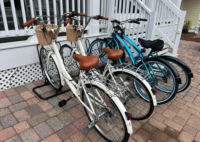 Walk To Upscale 30A! Pool, 5 Bikes, Smart Toilet, Rain Shower