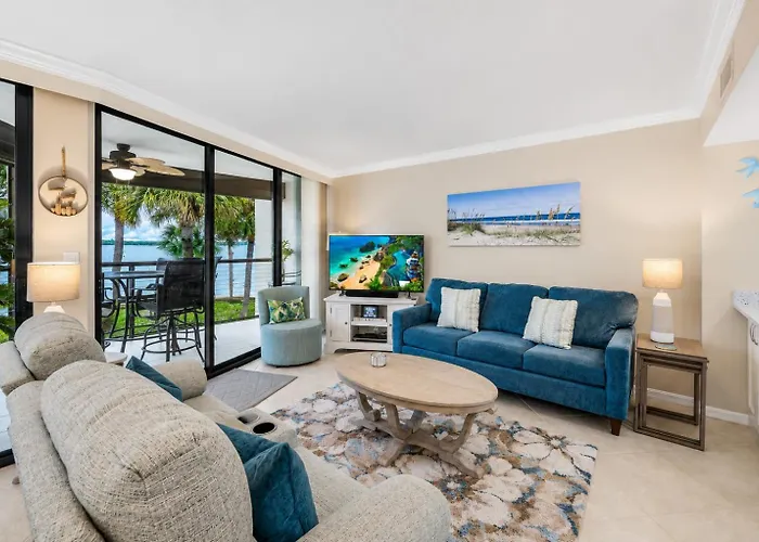Waterfront Island Oasis! Heated Pool With Stunning View & 2 Full Bath