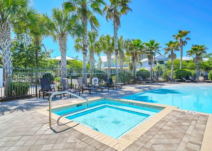 Saffron Sands By Stay On 30A- Pool, Bikes, Golf Cart