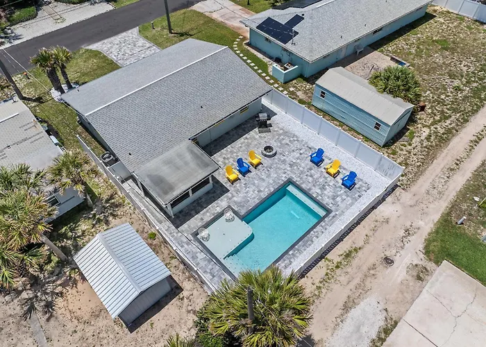 Peaceful 3‑Bedroom Flagler Beach House With Private Beach Access And Private Pool