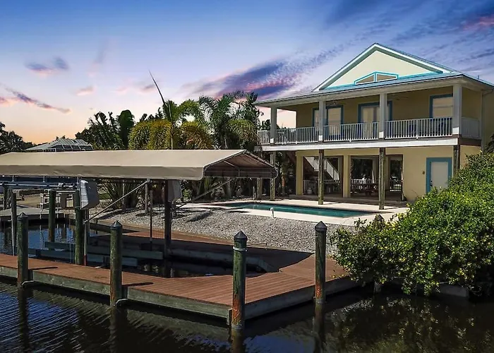 3 Bed 3 Bath Home On Quiet Canal With Heated And Chilled Pool