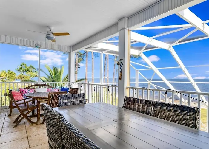 Gulf-Front Dog-Friendly Home With Private Pool Great View Deck & Beach Access