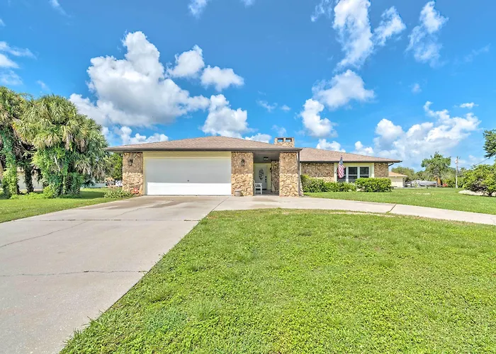 Waterfront Home On Canal W/ Dock & Pedal Boat!